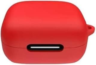 جراب حماية سيليكون مع ميدالية متوافق مع Anker R50i NC (أحمر)