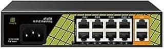 SWITCH 8PORT POE GNT-P1210SG SWITCH GENATA POE [ 8P ×100 + 2P UP×1000 ]