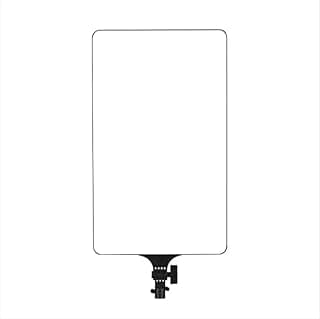 حلقة إضاءة تصوير LED بإضاءة بيضاء هادئة وتصميم مستطيل، مزودة بجهاز تحكم عن بُعد وحامل معدني بطول 2 متر، مناسبة للموبايل والكاميرا وتصوير فيديوهات اليوتيوب – موديل RL-19