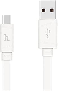 كابل شحن X5 - TYPE-C إلى USB (3 أمبير - 1 متر)، متوافق مع سامسونج، هواوي، شاومي، اوبو - أبيض
