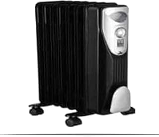 دفاية زيت Jack، 7 ريش، 1200 وات، أسود، NGH-327B