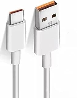كابل شحن USB من النوع سي بسرعة عالية 3.0 لنقل البيانات نوع إلى ايه قياسي طاقة للشحن لهواتف خلوية متوافق مع سامسونج وهواوي و اوبو- لون ابيض