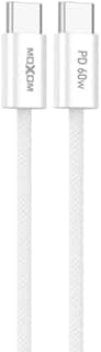 MX-CB308 Type-C to Type-C Charging Data Cable With Efficient Transfer And Smart Design For Multi Device 1 Meter Length 60W - Grey
