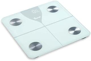 Home EU4004 Smart Digital Body Weight Scale, 180 kg Capacity, White