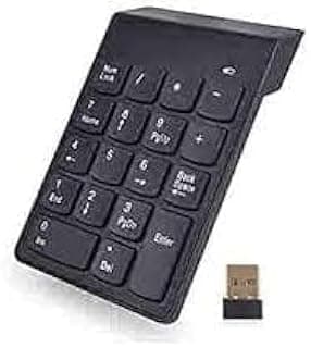 لوحة مفاتيح رقمية USB – صغيرة ومحمولة مع زر Num Lock للابتوب، إدخال بيانات سريع، تصميم عملي وسهل الاستخدام