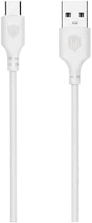 USB 2.0 to Type-C Charging & Data Cable 3.1A, 1 Meter Length, Fast Charging & High-Speed Sync, USB-A to USB-C Connector, Durable White Design for Smartphones, Tablets & Type-C Devices