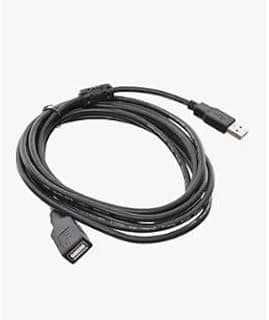 كابل وصلة USB ذكر إلى أنثى سلك تمديد نوع ايه لنقل البيانات قطعتين