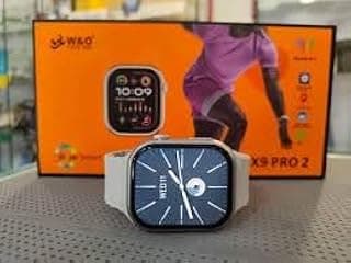 Generic Smart Watch X9 PRO 2, Silver, Waterproof, With Super AMOLED Display