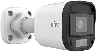 كاميرا مراقبة داخلية UAC-B115-F40 بدقة 2 ميجابكسل 1080P HD، سلكية ومقاومة للماء IP67، رؤية ليلية ذكية بالأشعة تحت الحمراء، متوافقة مع اونفيف - بلون أبيض