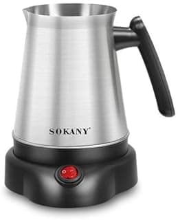 غلاية قهوة موديل (SK-09044) من الفولاذ المقاوم للصدأ من سوكاني، سعة 800 مل 600W