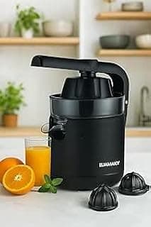 Electric Orange Juicer, 200 Watts, Black, Italian Made, Model JMK4019