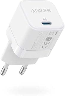 شاحن من أنكر بتقنية USB-C، متوافق مع الهواتف الخلوية، باور بورت III كيوب 20 واط، لسلسلة آيفون 15/14/13 وسامسونج جالاكسي