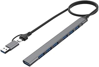 موزع USB نوع C/USB 3.0 الى 7 منافذ من اس تي ستاندرد - رفيع للغاية - حتى 5 جيجابايت في الثانية | UCA9702