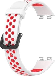 Sport Band Compatible with Huawei Band 10, Silicone Replacement Strap for Smart Watch Breathable Comfortable Fashion Waterproof - (Multicolor)