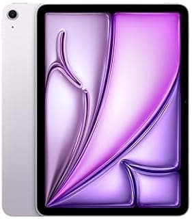 اي باد اير 11 بوصة بشريحة M3 ذكية وشاشة ليكويد ريتينا 128GB تخزين وكاميرا أمامية وخلفية 12MP وواي فاي 6E وخاصية التعرف باللمس وبطارية بمدة تشغيل طويلة من آبل، أرجواني