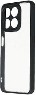 Clear Back Cover Case for Honor X7d - Shockproof Transparent Plastic Bumper, Anti-Scratch, Anti-Yellow, Slim Protective Case (Clear & Black)
