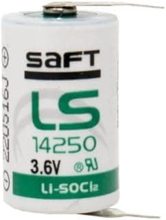 LS14250 Lithium Battery 1/2 AA, 3.6Vdc with Pins