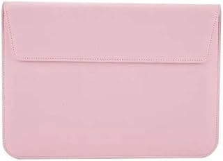 Slim PU Sleeve For MacBook Air 13 M2 A2681 M1 A2337 A2179 A1932/Pro 13 M2 M1 A2338 A2251 A2289 A2159 A1989 A1706 A1708,A2681 A2442 Neo (A18 Pro) PU Leather Flap Style Case Bag (Light pink)