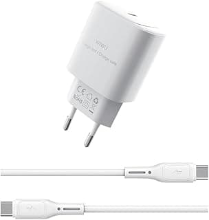 شاحن من ويوو بمنفذ USB تايب-C متوافق مع آيفون و أندرويد بمنفذ واحد وقدرة 30 واط مع تقنية GaN للشحن السريع والحماية الذكية