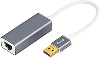 اونتن محول إيثرنت USB 3.0 إلى 10/100/1000 جيجابت LAN، يدعم التوصيل المباشر RJ45 للابتوب