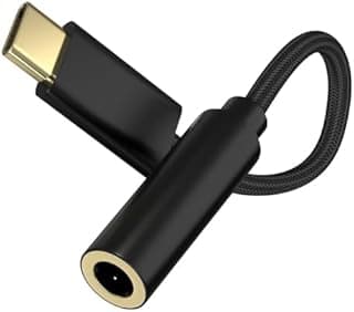 USB Type C to 3.5mm Headphones Jack Converter Aux Connector Compatible with Galaxy S8 Plus, S9, S9 Plus, S10 Plus, S10 Lite, S23 Ultra, S20 FE, S21, S20, S22 & Other Samsung Devices