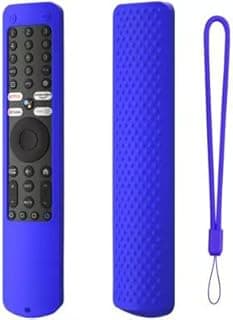 ECO CASE Silicone Protective Remote Cover for Xiaomi XMRM-ML TV Remote Control, Anti-Slip Design, with Strap, Compatible with TV A32"/A43"/A55"/A PRO 65"Series/Q2 Models (2022-2025) (Deep Blue)