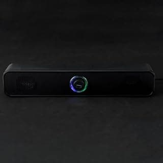 Computer Speaker soundbar Multimedia USB + 2.0 Jack Speaker - Mini Desktop Sub for PC - Multimedia Speaker for Computer Laptop Monitor,Tablets