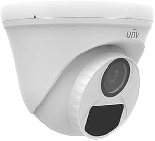 UNV كاميرا مراقبة داخلية، 2 ميجابكسل 1080p HD، سلكية، مقاومة للماء IP67، رؤية ليلية ذكية بالأشعة تحت الحمراء، متوافقة مع اونفيف، أبيض، UAC-T112-F28