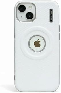 Carbon fiber case compatible with Iphone 13, offering comprehensive protection, supports charging, slim and durable design, and scratch-resistant coating. (Silver)
