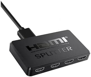HDMI Splitter 1 in 4 out, 4 Port hdmi Splitter support 3D 4K 30HZ, 4K