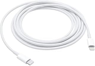 كابل USB-C إلى لايتنينج (1 متر) - شحن سريع ومزامنة بيانات، معتمد من MFi، متوافق مع ابل ايفون، ايباد و ايربودز - أبيض