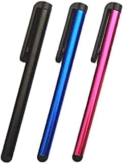 Universal Stylist Slim Stylus Pens for All Capacitive Touch Screens Cell Phones, iPad, Tablet, Laptops 3 Pens mutlicolored (Pink,Blue,Black)