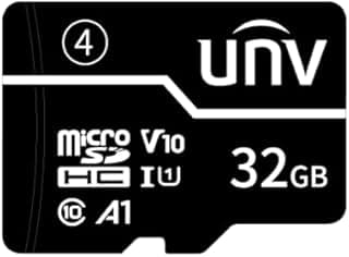 بطاقة ذاكرة / كارت ميموري سعة 32 جيجابايت UNV MicroSD TF A1 للاستخدام المستمر 24/7 بأداء ثابت وموثوق – مناسب للهواتف الذكية وكاميرات المراقبة – موديل TF-32G-T-C