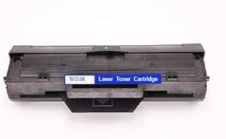 خرطوشة حبر اسود 106A مع رقاقة لطابعة ليزرجيت اتش بي سلسلة 100 وMFP 130/ MFP 135a/ 135w 137/ 107a/ 107w/ 106A، بانتاجية 1000 صفحة، موديل W1106A