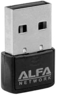 محول واي فاي Alpha UW06 بسرعة 150Mbps، دونجل USB بشريحة Realtek RTL8188FTV، محول واي فاي للكمبيوتر (ويندوز 10/11 توصيل وتشغيل)