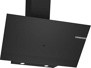 Series 6 Wall-mounted Extractor Hood 90 cm - Touch control panel - 700 m³/h Extraction Rate - 2-stage speed settings plus intensive setting - Black glass