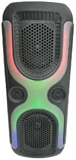 Zero Electronics ZR680S Outdoor Speakers with RGB Lighting, Black, Active Amplification