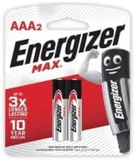 بطارية Energizer MAX AAA 1.5 فولت - عبوة من 2