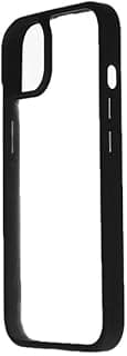 Clear Back Cover Case for Apple iPhone 13 - Shockproof Transparent Plastic Bumper, Anti-Scratch, Anti-Yellow, Slim Protective Case (Clear & Black)