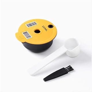 كبسولة قهوة قابلة لإعادة الاستخدام من MySouq-Store (قطعة واحدة) لماكينات Tassimo من بوش، كوب فلتر قابل لإعادة التعبئة لماكينة الاسبريسو (220 مل)