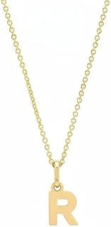 JAZZEEL Letter Necklace, Personalized Pendant with Alphabet Charm, Gold Color Stainless Steel Necklace for Women, Long Chain Elegant Jewelry for Daily Wear, Birthday, or Anniversary Gift