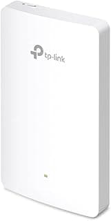 TP - لينك لوحة حائط لاسلكية Eap615-Wall Ax1800 جيجابت ثنائية النطاق دبليو من اكسيس بوينت، من تي بي لينك، واي فاي، أبيض