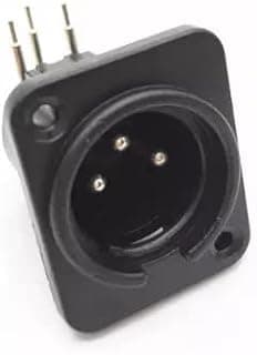 XLR Connector Male 3-Pin for PCB (2PCS)