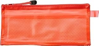 مقلمة قماش بسحاب 12×23 سم - احمر قطعة واحدة حجم A6