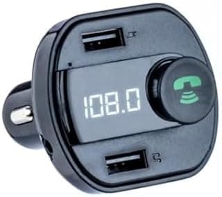 مشغل MP3 بلوتوث X16 للسيارة يدعم الاتصال والارسال وراديو اف ام ومكبر الصوت مع شحن بمنفذ USB