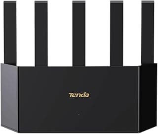 Tenda TX2L Pro راوتر واي فاي 6 جيجابت ثنائي النطاق، أسود، 1501 ميجابت في الثانية، 4 هوائيات، معالج ثنائي النواة، MU-MIMO، OFDMA