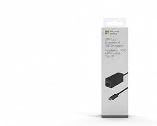 محول USB C الى ايثرنت وUSB 3.0 من مايكروسوفت، محول شبكة جيجابت عالي السرعة، التوصيل والتشغيل