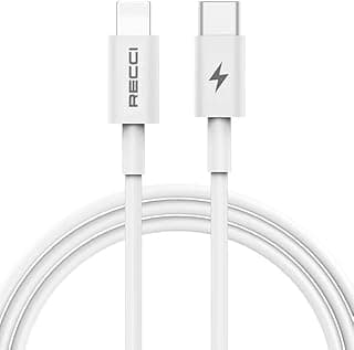 كابل شحن سريع Vvolt RTC-P05CL USB C إلى لايتنينج، 30W PD، سلك متين 1.5 متر، متوافق مع آيفون 14/13/12/11/Pro/آيباد لنقل البيانات