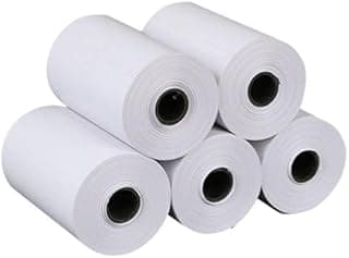 Generic 58mm Thermal Paper Roll, 12 Meters, 12000 Sheets, Aura White, Smooth Finish