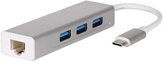 USB 3.1 Type C To USB Hub with LAN Port Adapter For New Smart Phone and other USB 3.1 Type C Supported Devices